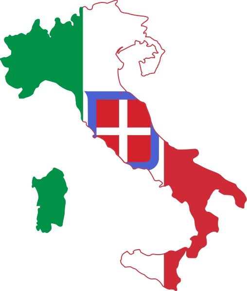 The Kingdom Of Italy After World War I - Kingdom Of Italy 1861 (508x599)