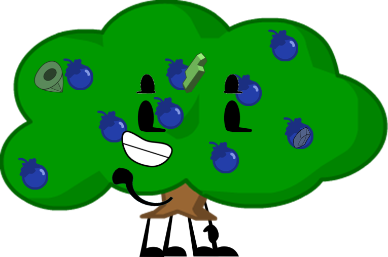 Berry Bush - Bfdi Fusion (765x507)