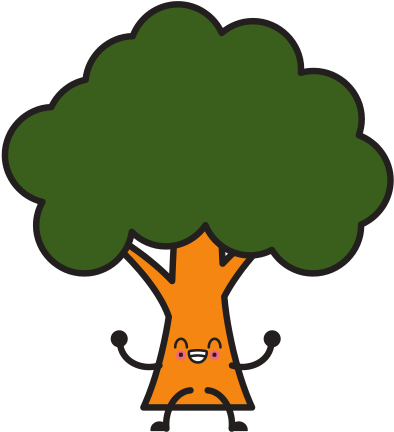 Tree Eco Symbol Kawaii Cartoon - Symbol (550x550)