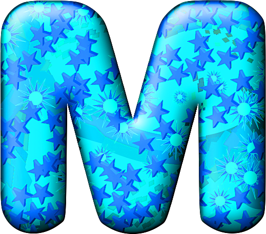 Party Balloon Cool Letter M - Cool Letter M (519x456)