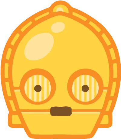 Anakin Skywalker C-3po Stormtrooper Star Wars Emoji - Star Wars Emoji C3po (512x512)