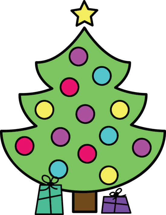 Christmas Tree Clipart Freebie By Gradeonederful - Christmas Tree (550x710)