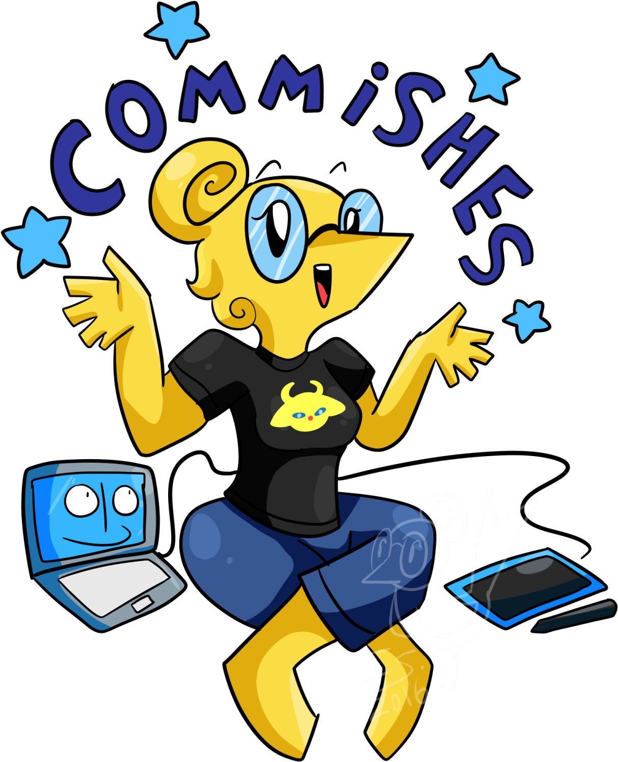 “ Commissions Are Open Hey, I Have Commissions Open - Cartoon (1280x1584)