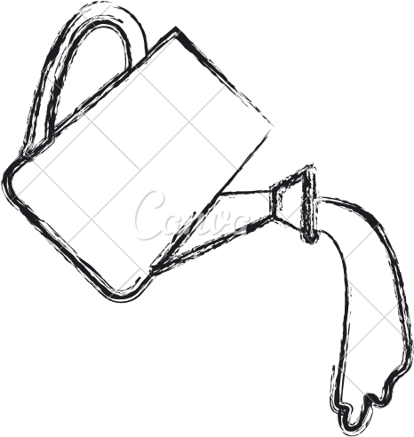 28 Collection Of Watering Can Drawing - Watering Can Drawing (550x550)