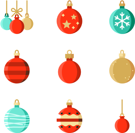 Christmas Ball Cartoon Icon - Christmas Balls Vector Png (600x564)
