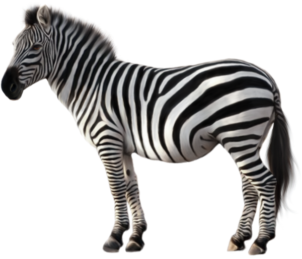 Quagga Zebra Clip Art - Зебра Пнг (600x522)