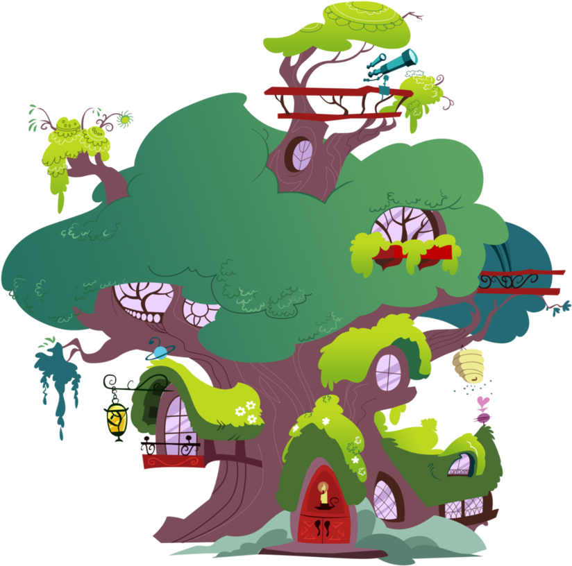 How Much Would My Little Pony's Tree House Cost Strange - My Little Pony Twilight Sparkle's House (894x894)