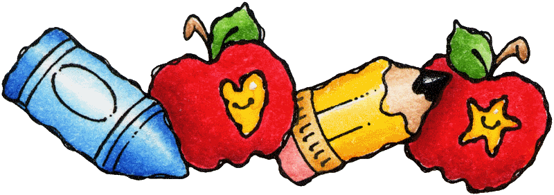 School Supplies - School Supplies Border Clipart (800x282)