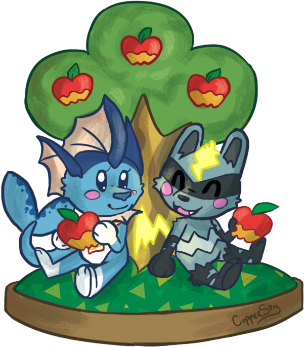 Tree Cartoon Clip Art - Animal Crossing (648x728)