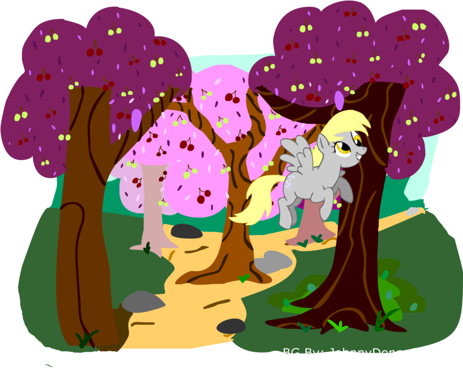Cherry Orchard Clip Art Images Gallery - Cartoon (900x732)