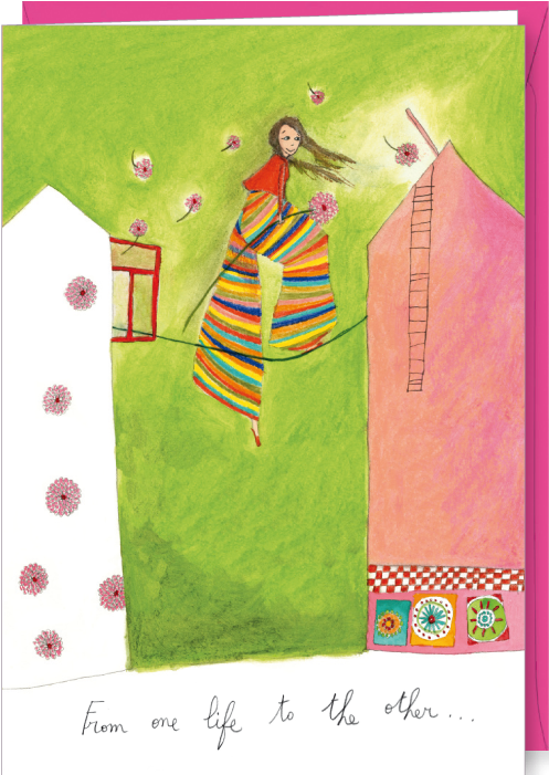 Greeting Card Anne-sophie Rutsaert "from One Life To - Art (800x1037)