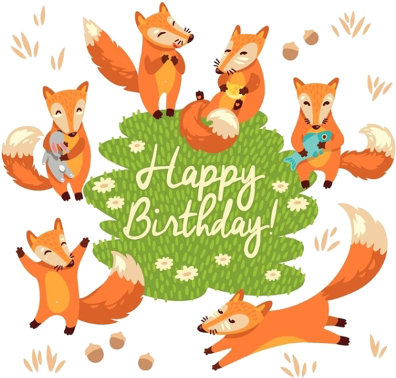 Royalty-free Stock Photography Fox Greeting Card - Fox Happy Birthday (600x600)
