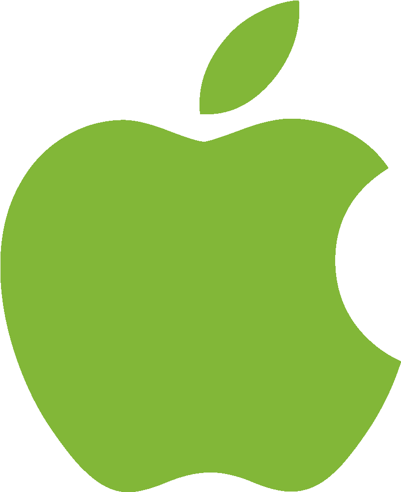 Contrary To An Earlier Report From The Wsj, Reuters - Apple Logo Green Png (1020x1020)