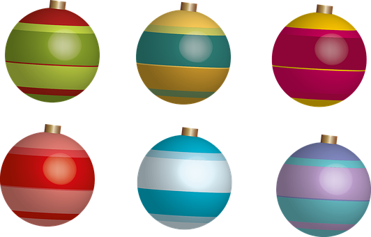 Christmas Balls, Christmas - Bombka Swiateczna Png (532x340)