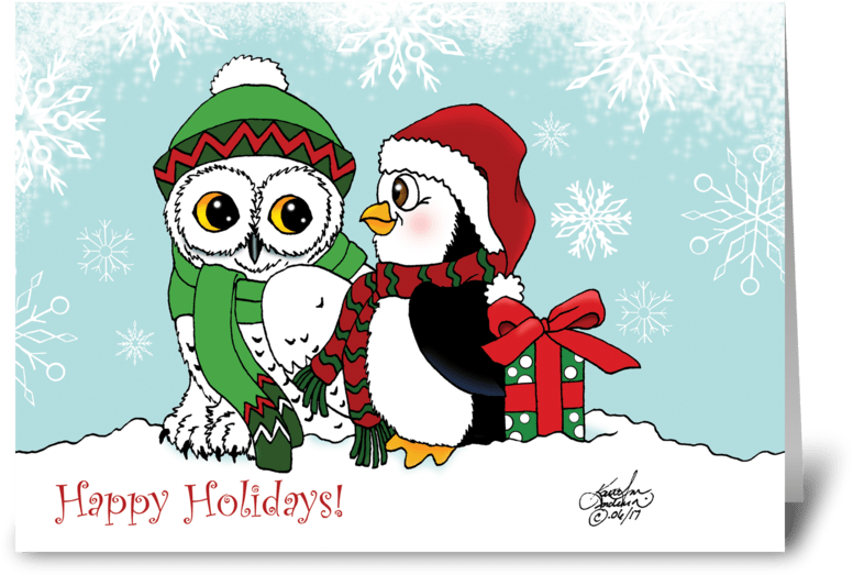 A Christmas Friendship Greeting Card - Christmas Day (848x698)