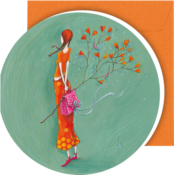 Gaëlle Boissonnard Greeting Card "la Branche" - Gaelle Boissonnard (800x1037)