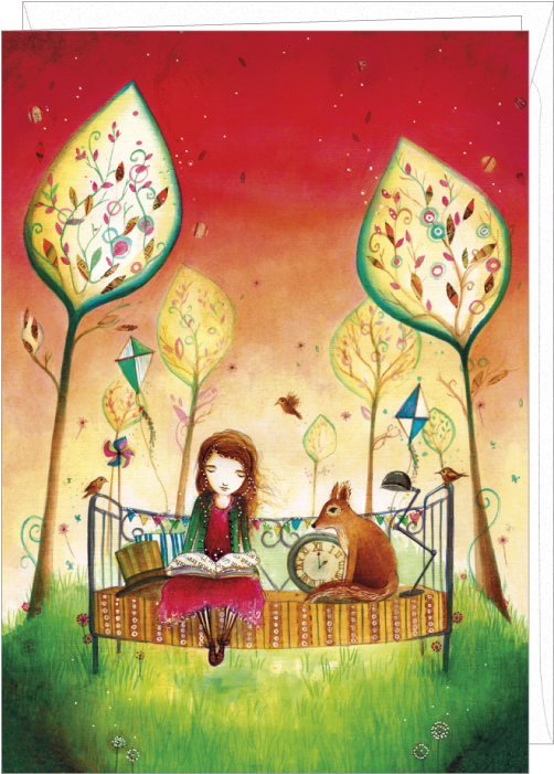 Jehanne Weyman Greeting Card "sérénité" - Postcard (800x1037)