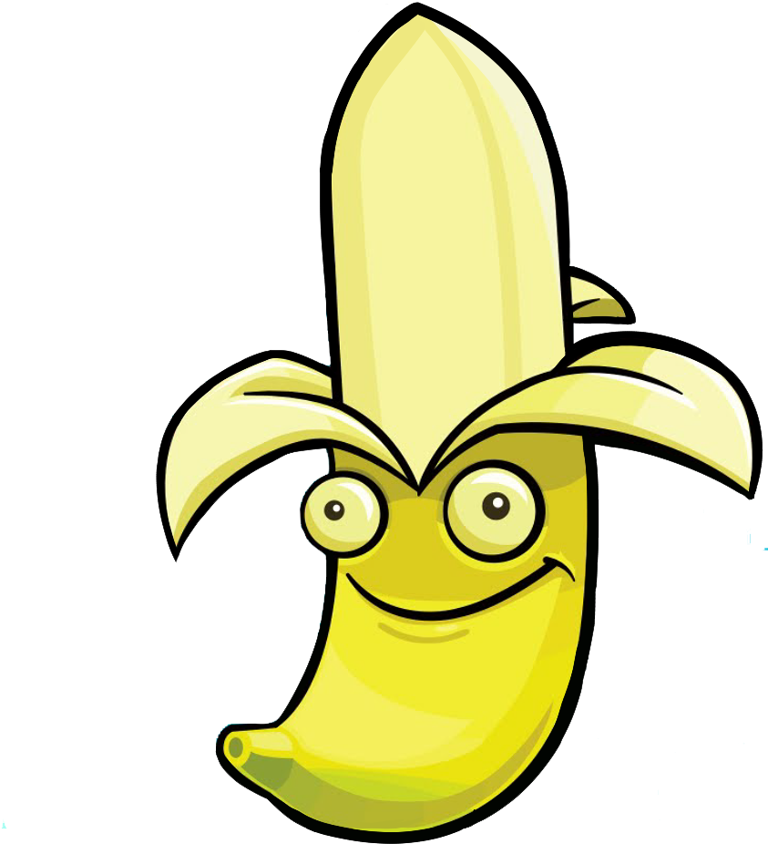 Tree Zombie Cartoon Game Cc0 Zombi Free For - Plants Vs Zombies Banana (1024x1024)