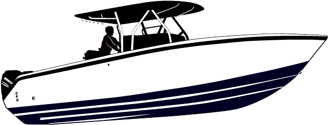 Clip Art Fishing Boat (650x255)