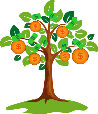 There's No Better Way To Earn A “healthy Profit” For - Orange Tree Vector (336x390)