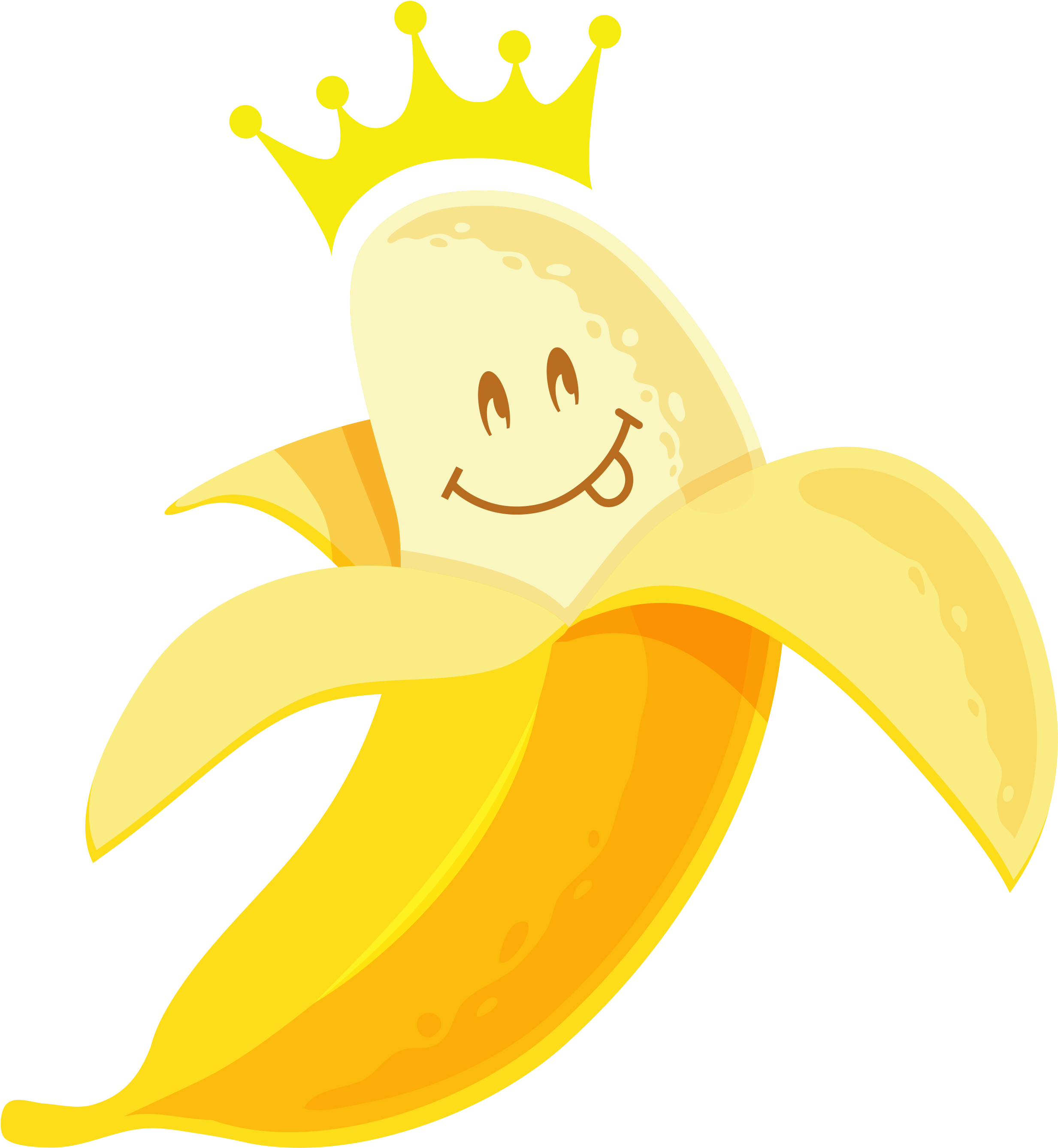 It's Banana Magic Peel Back The Banana To Reveal A - Banana Icon (2480x2681)