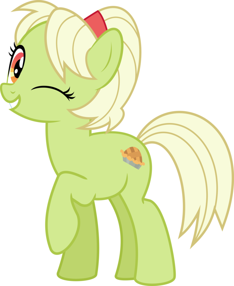 Upsidedown Apple Pecan Pie Tidymom Tidy Life Tasty - My Little Pony Young Granny Smith (809x988)