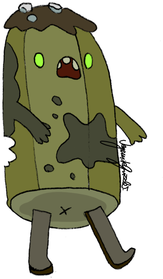 Zombie Banana Guard By Vegemiteguzzler - Banana Guard Adventure Time (745x1073)