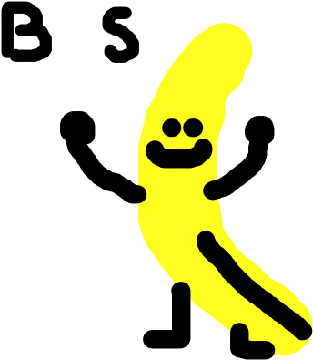 Super Banana Time - Super Banana Gif (500x400)