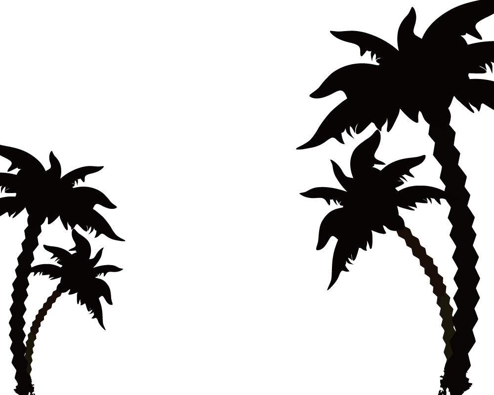 Africa Safari Royalty Free Illustration - Palm Tree Silhouette Png (1000x800)
