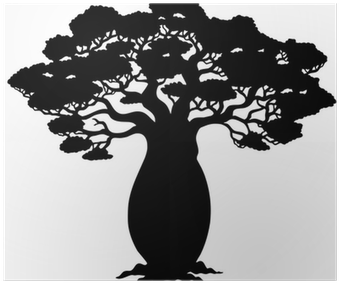 African Tree Silhouette (400x400)