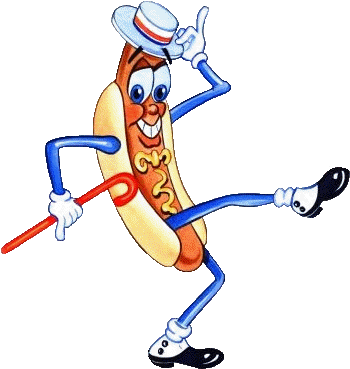Funny Hot Dog Clipart Kid - Oscar Meyer Weiner Song (363x387)
