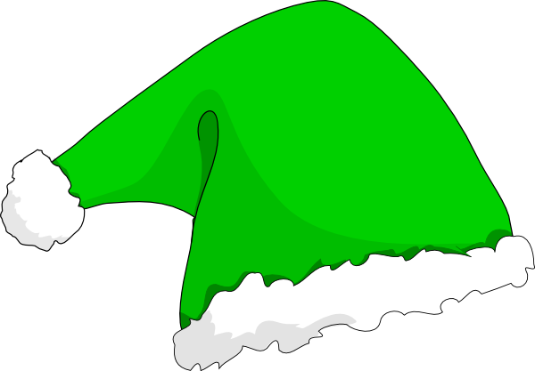 Santa Hat - Santa Hat Clip Art (600x417)