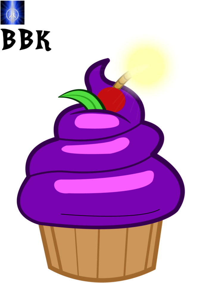 Cute Cupcake - My Little Pony Cupcake Vector (772x1035)