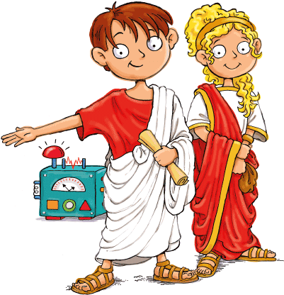 Roman Warriors Clipart Britain For Kid - Mezzolombardo (400x425)
