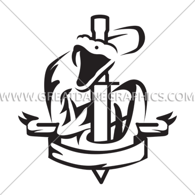 Dagger And Snake - Vinyl Cutter (385x385)