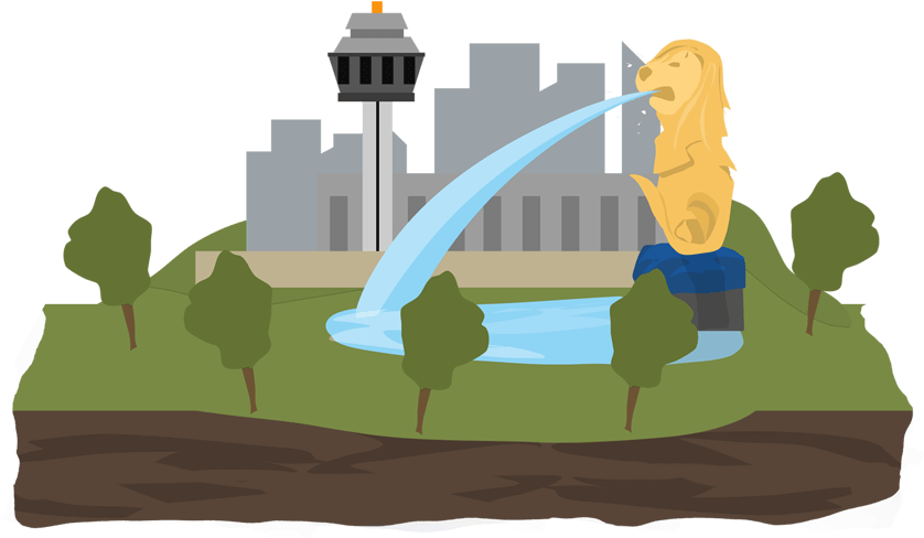 Related Singapore Island Clipart - Illustration (1000x1000)