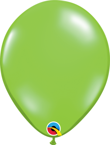 Jewel Lime, Qualatex 11" Latex Balloon - Single Colored Birthday Balloon (362x480)