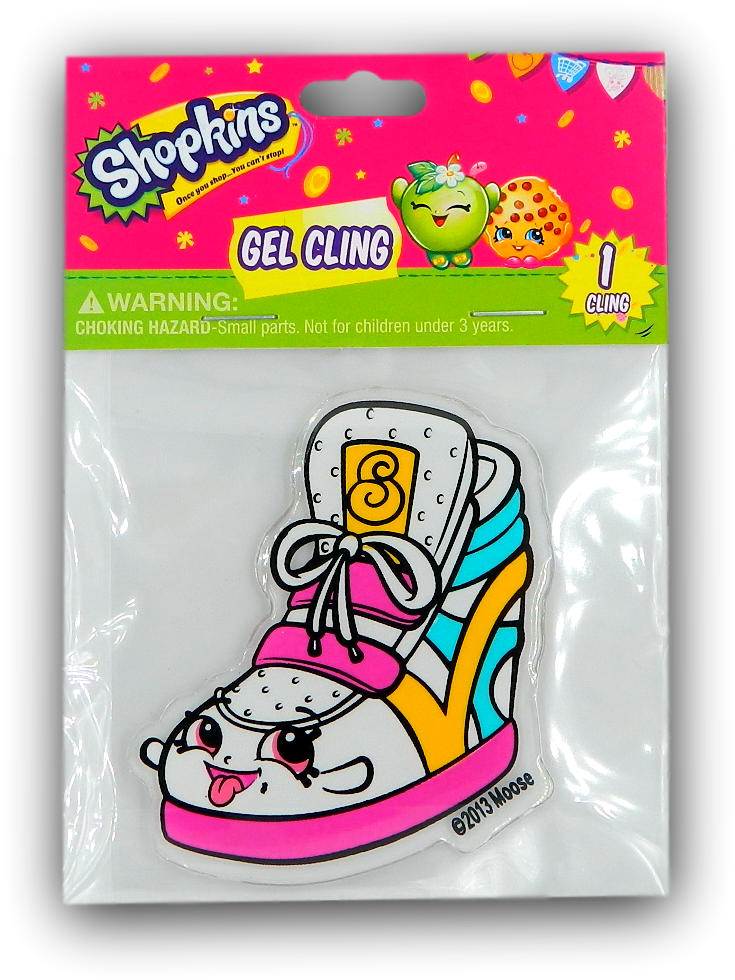 Add To Cart - Shopkins Stick-on Gel Cling Wall Decals - Skate - 2 (1022x1022)
