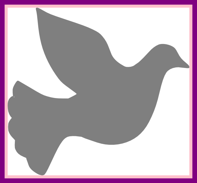 Dove Clipart Descending Dove Clipart Shocking Descending - Chicken (650x603)