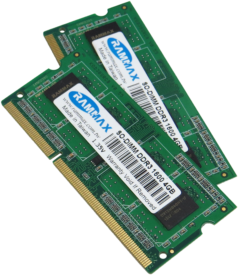 Rammax Ddr3 1600mhz 4gb So-dimm Ram - Electronic Component (1024x1024)
