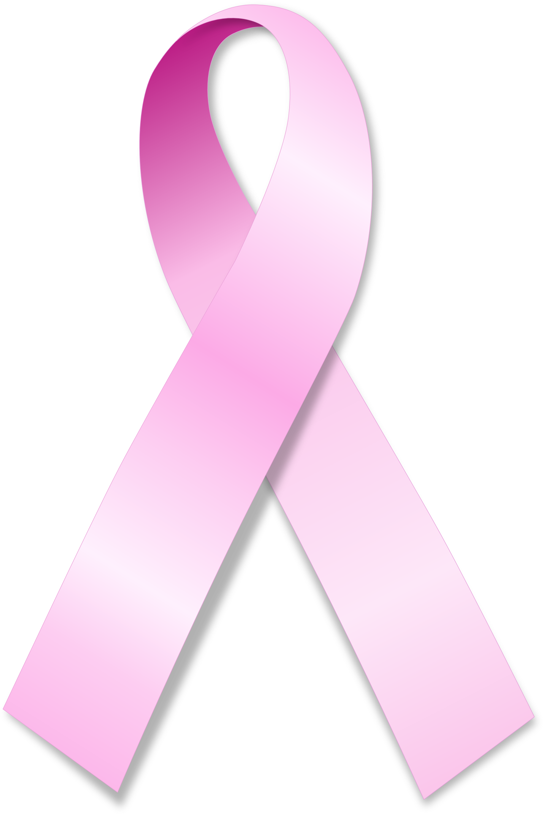 Delightful Cancer Awareness Ribbon Clip Art Medium - Breast Cancer Ribbon Transparent Background (3000x3000)