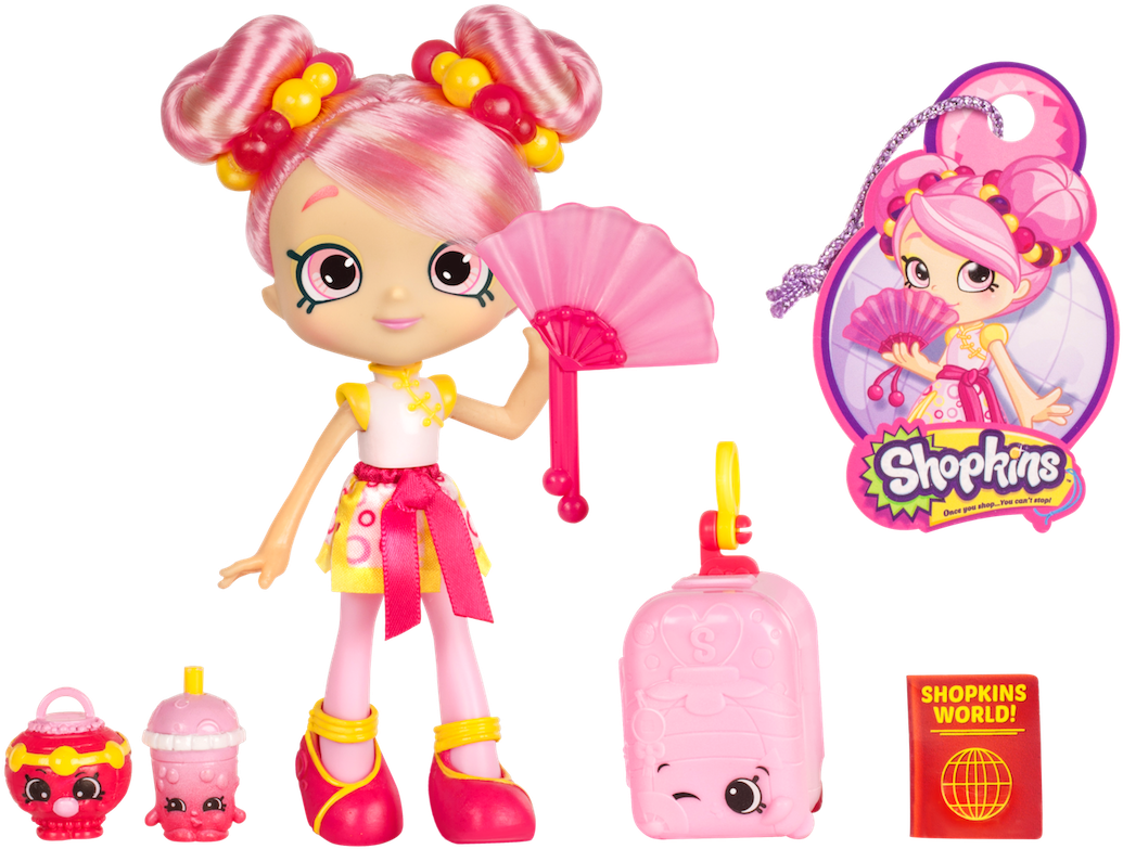 56421 56422 Spk Shoppies Fa17 W2 Bubbleisha O Fep - Shopkins Dolls World Vacation (1100x846)