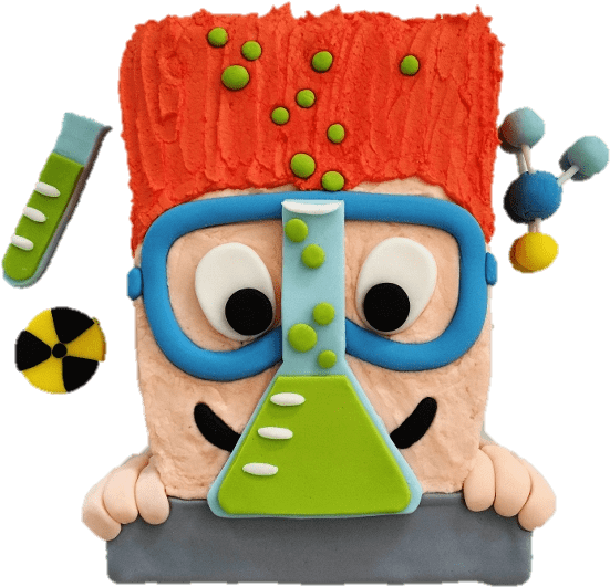 Science Kid Cake Kit - Birthday Cakes Science (600x600)
