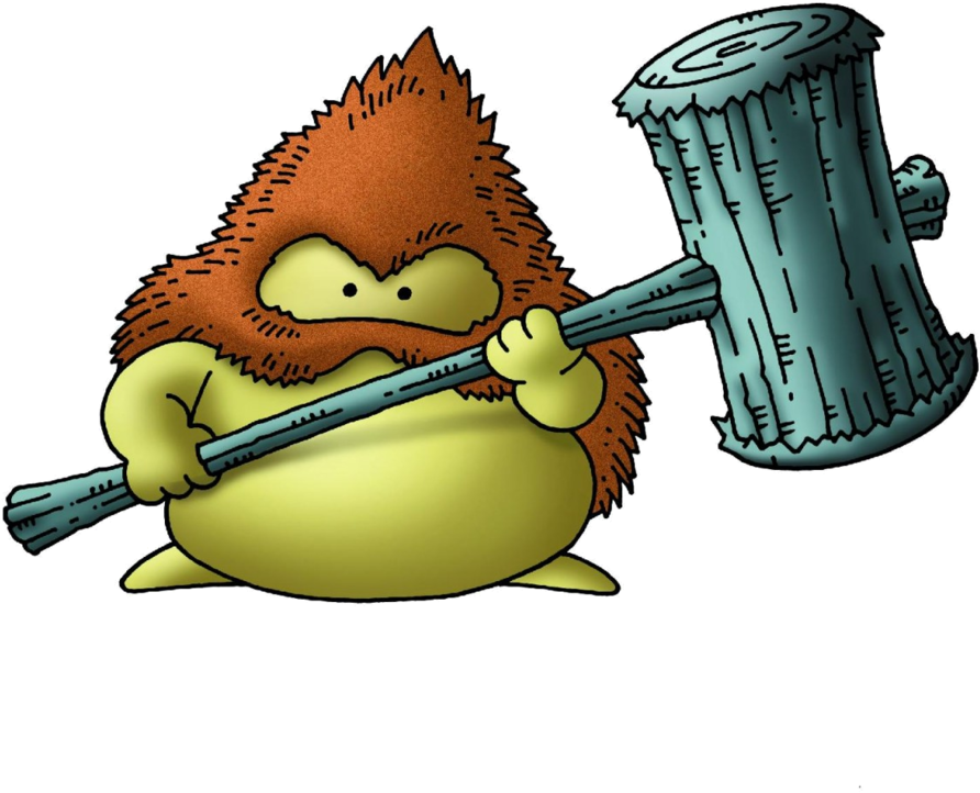 Brownie - Dragon Quest Builders Hammer (1011x904)