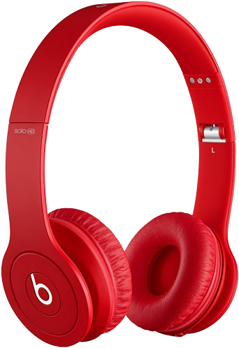 Beats By Dr - Red Beats Solo Hd (500x500)