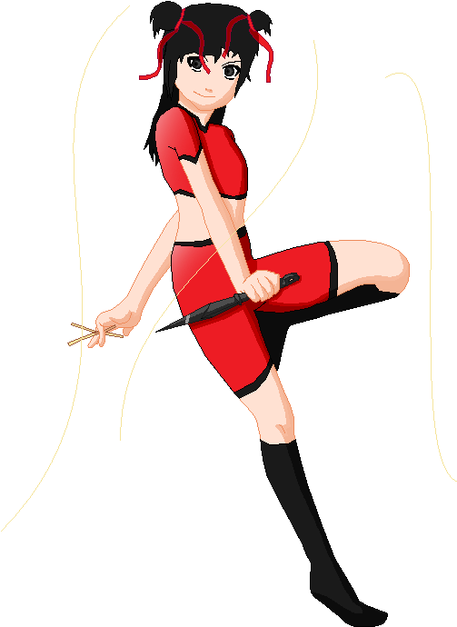 Ninja Pucca By Frapioca16 - Pucca In A Ninja Anime (600x800)