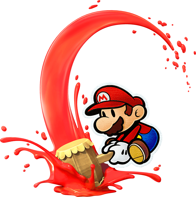 Today's Eshop Update Paper Mario - Paper Mario Color Splash (835x836)