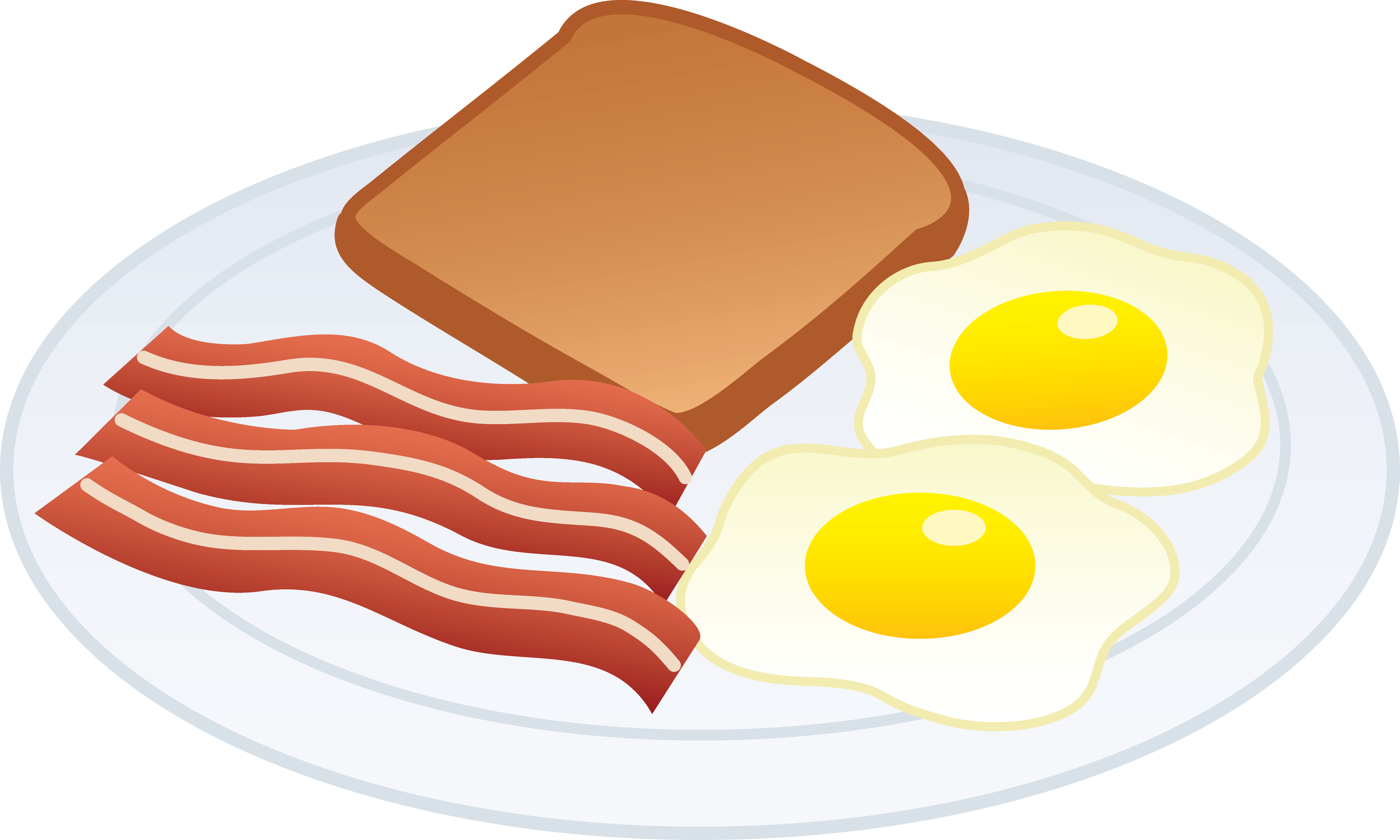 Download Breakfast Clip Art Free Clipart Of Breakfast - Fried Egg (6494x3898)