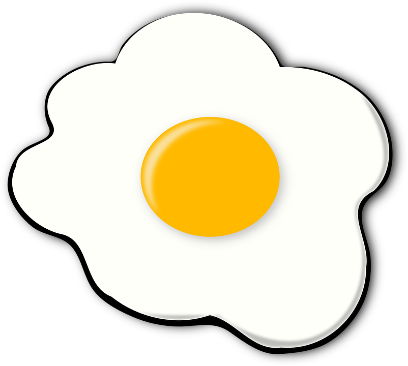 Breakfast Food Clipart 16, Buy Clip Art - Sunny Side Up Egg Clipart (802x720)