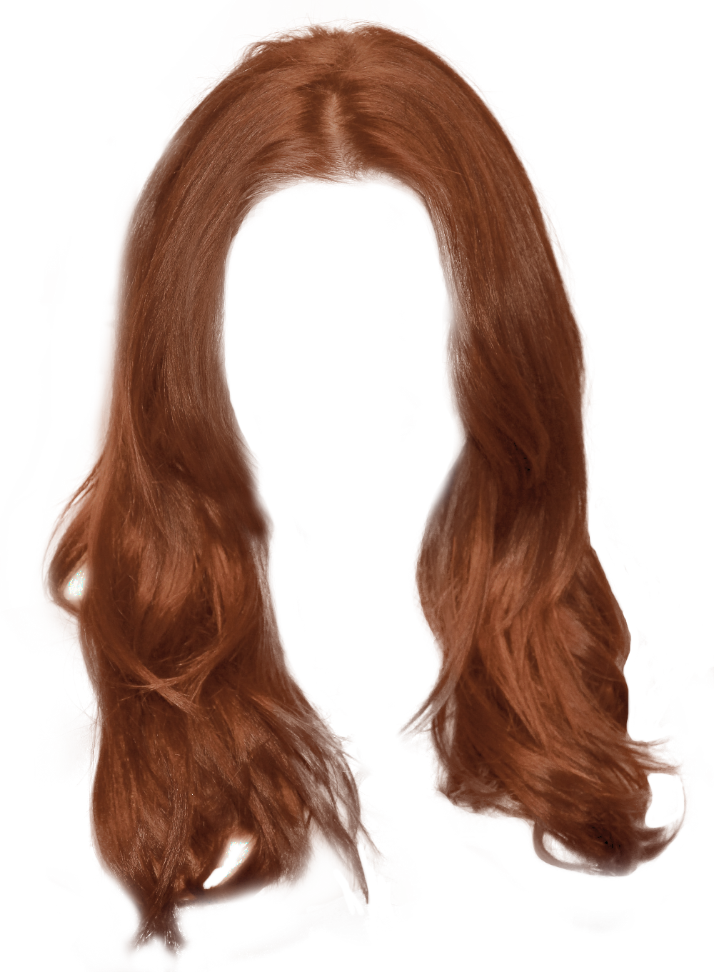 Hair Png No Color Clipart - Hair Png Woman (1000x1361)